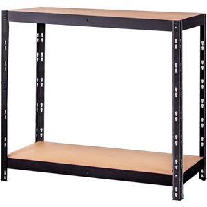Handson - Werkbank - Metaal - 2 HDF Legplanken - 120x120x45 cm - Draagvermogen 350 kg