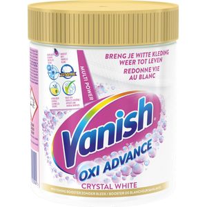 Vanish Oxi Advance - Kristalwit - Vlekkenverwijderaar Poeder - Zonder Bleek - Witte Was - 470 Gram