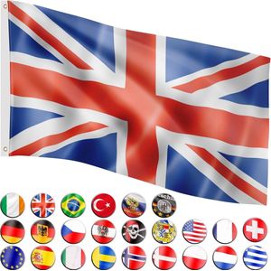 FLAGMASTER Vlag Engeland 120 x 80 cm - Met Ringen - Engelse Vlag
