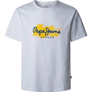 Pepe Jeans - PM509959 - T-shirt - Blauw - Katoen - Korte Mouwen