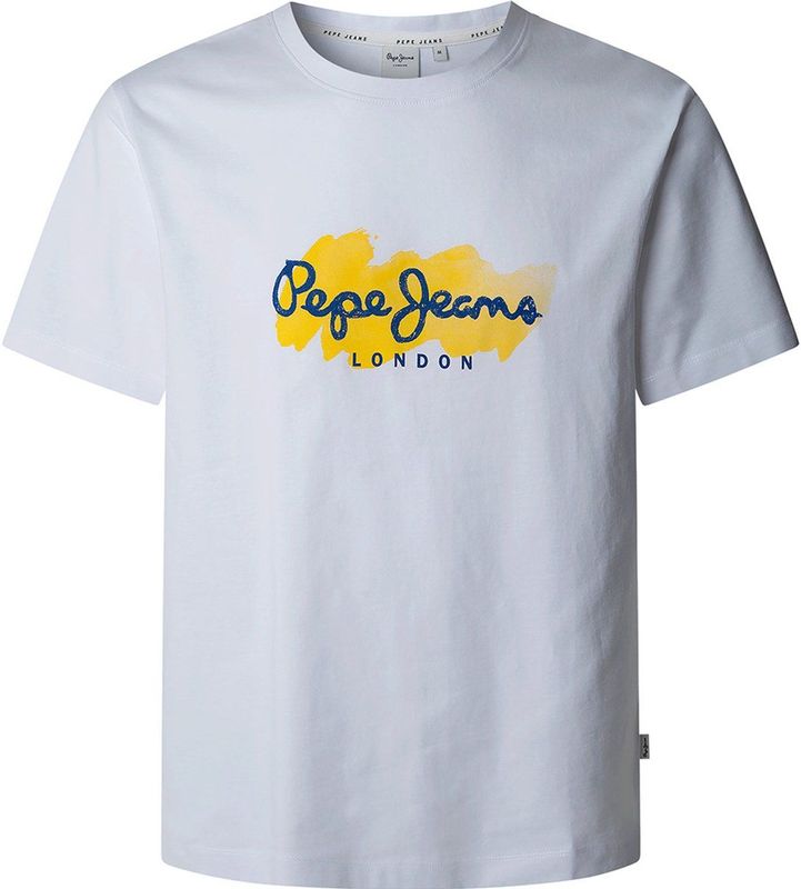 Pepe Jeans - PM509959 - T-shirt - Blauw - Katoen - Korte Mouwen