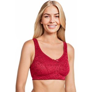 Beugelbeha van gebloemd gaas