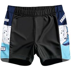 Jongens Zwemshorts met Haai Cartoon Print