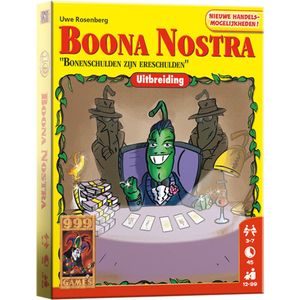 Boonanza Boona Nostra Kaartspel Uitbreiding - Handel met bonen én gunsten - Leeftijd: 12+ - Aantal spelers: 3-7