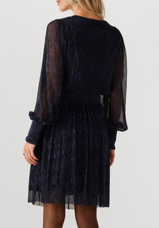 Minus - Mavena Korte Jurk - Donkerblauw - Polyester