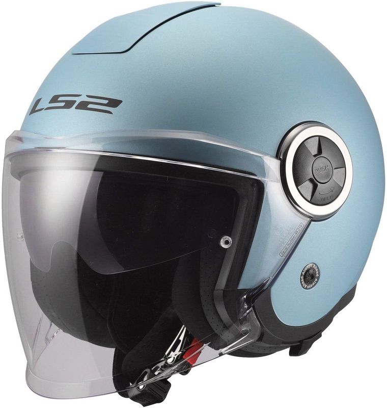 LS2 OF620 Classy jethelm solid parel blauw S