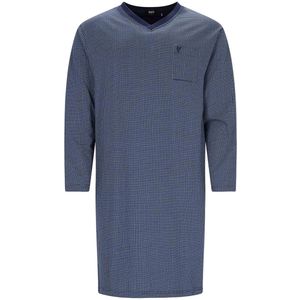 Hajo - Nachthemd - Lang - V-hals - Heren - All-over Print