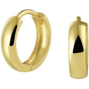 Sparkle14 klapoorringen - 12 mm - Goud