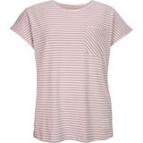 Giga by Killtec dames shirt - shirt dames KM - 39351 - oud roze / wit streep - maat 38
