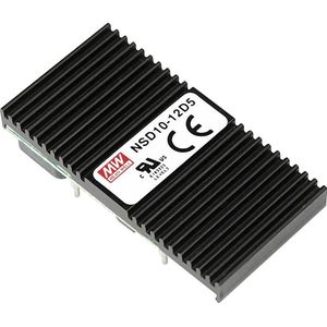 MW Mean Well NSD10-12S5 DC/DC-converter 10 W Aantal uitgangen: 1 x Inhoud 1 stuk(s)