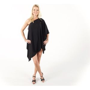 Donne del Sole - Strandjurk Sierra - Strandrok - Strapless strandjurk - Zwart