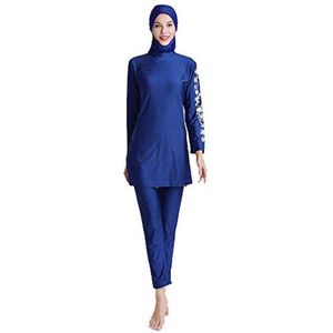ABEUTY Moslim Zwemmen Kostuum Vrouwen Volledig Pak Plus Size Burkini Islamitische Bescheiden Print
