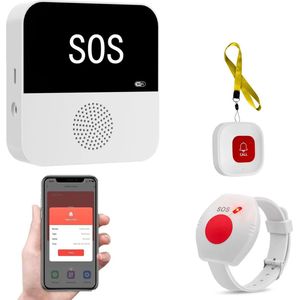 Starstation Senioren Alarm- Alarm Horloge Ouderen Waterdicht – Alarmknop - Wifi