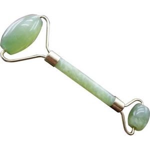 Scoby - Jade Roller - Gezichtsmassage Roller - 2 Stuks - Huidverzorging - Facial Massage Tool - Groen