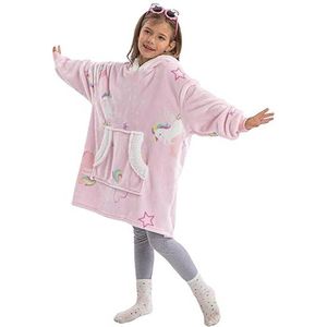 Oversized hoodie-deken en knuffeltrui voor kinderen