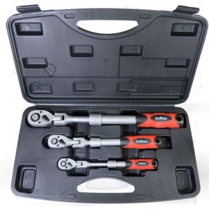 Ratelset set 3 dlg Telescoop flex knikbaar