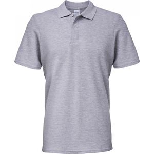 Gildan Herenpolo Softstyle Dubbele piqué GI64800 - RS Sport Grey - 4XL