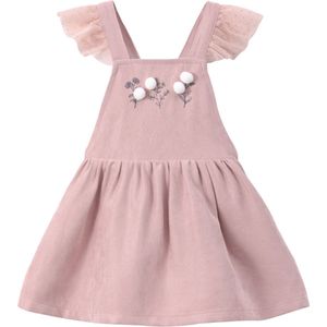 Newness Kids – velours jurkje – roze/glitters – maat 68-74