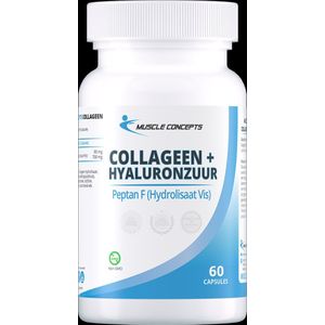 Collageen + Hyaluronzuur (Peptan F) | Muscle Concepts - 60 capsules