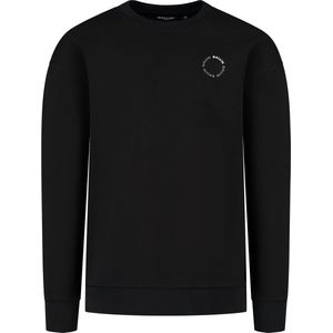 Ballin Amsterdam - Jongens Loose fit Sweaters Crewneck LS - Black - Maat 6