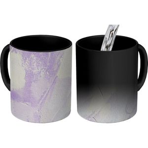 Magische Mok - Foto op Warmte Mokken - Koffiemok - Abstract - Verf - Design - Magic Mok - Beker - 350 ML - Theemok