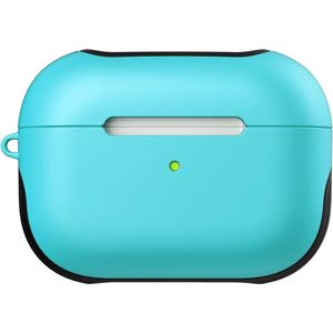 Mobigear Hoesje geschikt voor Apple AirPods Pro 1 Hardcase Hoesje | Mobigear FrosteD - Turquoise