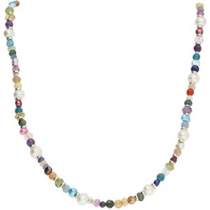 Bela Donaco - Ketting Supreme – Multi Color – Multi gemstone – Sterling Zilver