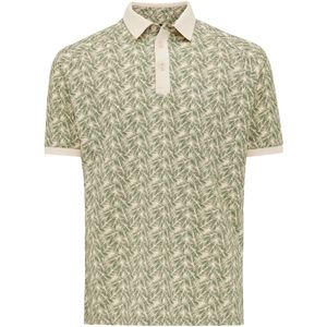 TRESANTI | EVERANE | Polo met palmbladeren katoen | groen | Size S