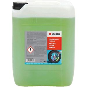 Wurth - Velgenreiniger Premium - Premium velgenreiniger x 1 st Inhoud 20 l - Waarschuwing H302, H319, H317, H290, H301, H312, H412, H318, H330, H315, H400, H410, H311, H314, H071 P270, P272, P280, P333 + P313, P337 + P313, P362 + P364