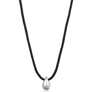 Elli PREMIUM Dames Halsketting Dames druppel hanger met nylon in 925 sterling zilver