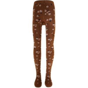 Maillot Ewers Oranjebruin/Toffee met Bloemetjes-134/146