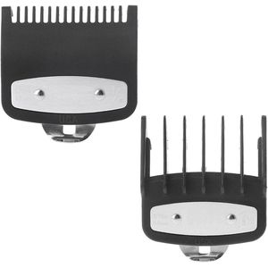 Trimmeropzetstuk met inschuifbare gezichtshaartrimmer Geschikt voor kappers 1,5 + 4,5 - Zwart