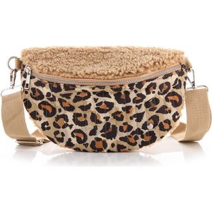 Heuptasje / Crossbodytas Mila Teddy - Leopard - Trending - Herfst/Winter