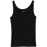TOM TAILOR - Top - Zwart - Mouwloos - Slanke Pasvorm