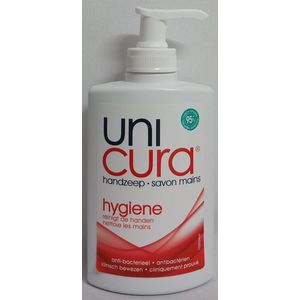 Unicura Handzeep - Hygiene - hydrateert - Anti Bacterieel - Voordeelverpakking - 6 x 250 ml