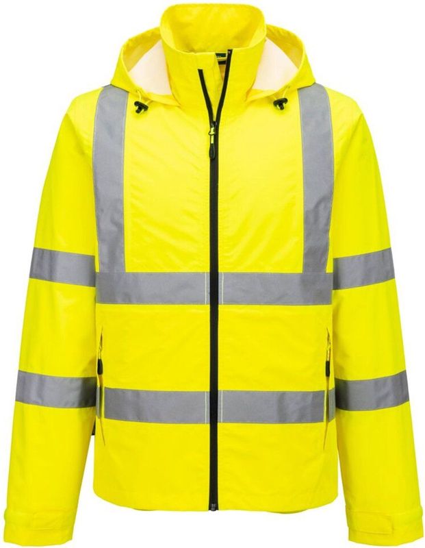 Portwest Hi-Vis Lichtgewicht Opvouwbaar Jack S164 - Geel - L