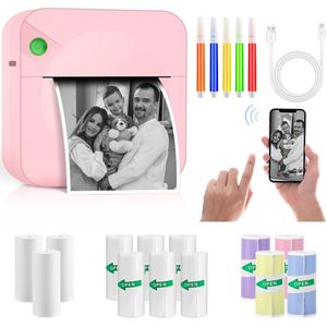 Mini Printer - Pocket Fotoprinter - Thermische - Draadloos Voor Mobiel