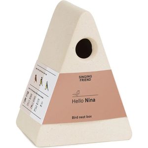 Singing Friend nestkast Nina beige 17 x 13 x 21,5 cm