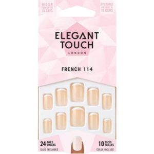 Elegant Touch - French 114 - Kunstnagels - Roze - 24 Stuks