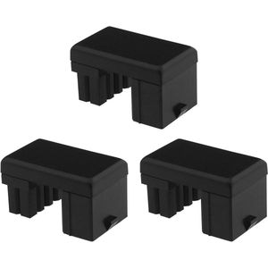 3 STKS 8 Pin Mannelijk naar Vrouwelijk 180 Graden Hoek Adapter GPU Up Hoek Connector Power Adapter Board voor Desktop Grafische Kaart Zwart