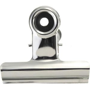 LPC Papierklem Bulldog clip zilver  - 19 mm -30 stuks