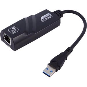 A01 USB Naar Ethernet Adapter - Gigabit - USB 3.0 - Zwart