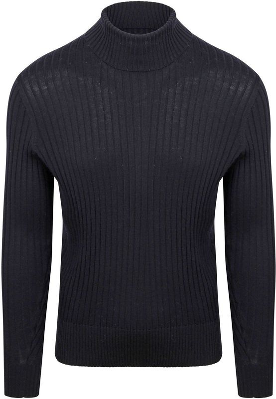Suitable Coltrui Rib Merino Donkerblauw (navy) - Maat S - Heren