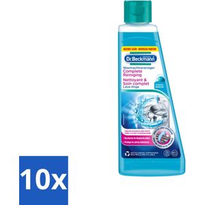 Dr.Beckmann - Wasmachinereiniger - Ocean Breeze - Anti-Kalk - 250 ml - Bulkverpakking - 10 stuks