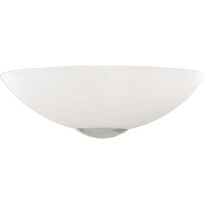 EGLO Malva Wandlamp - 1 Lichts - Wit, Nikkel-Mat - Beige