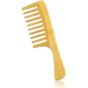 Houten Kam voor Groene Krullen en Dik Haar - Ideaal voor Vrouwen