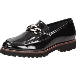 Instappers - Meredith - Effen - Leer/Lak - Blokhak