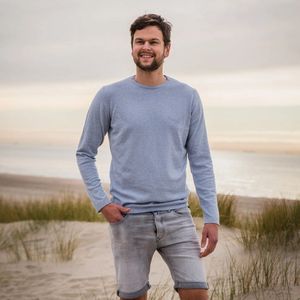 SNEAC comformance wear - Heren Trui - Mario Knit - Lichtblauw- maat S