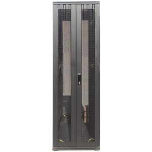 DSIT 47U serverkast met dubbele geperforeerde voor- en achterdeur 600x800x2200mm (BxDxH) - serverbehuizing - serverrack - 19 inch