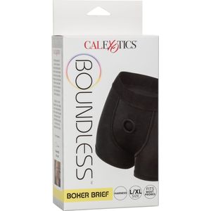 CalExotics - Boundless Boxer Brief - Strap On Harness Zwart XXL/XXXL